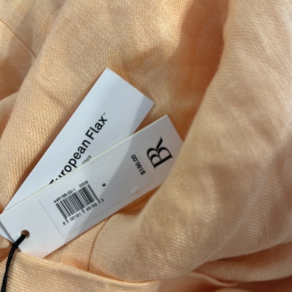 NWT! Banana Republic Sugar Melon Strapless Linen Mini Dress - Size 6 🌎 - Picture 6 of 6